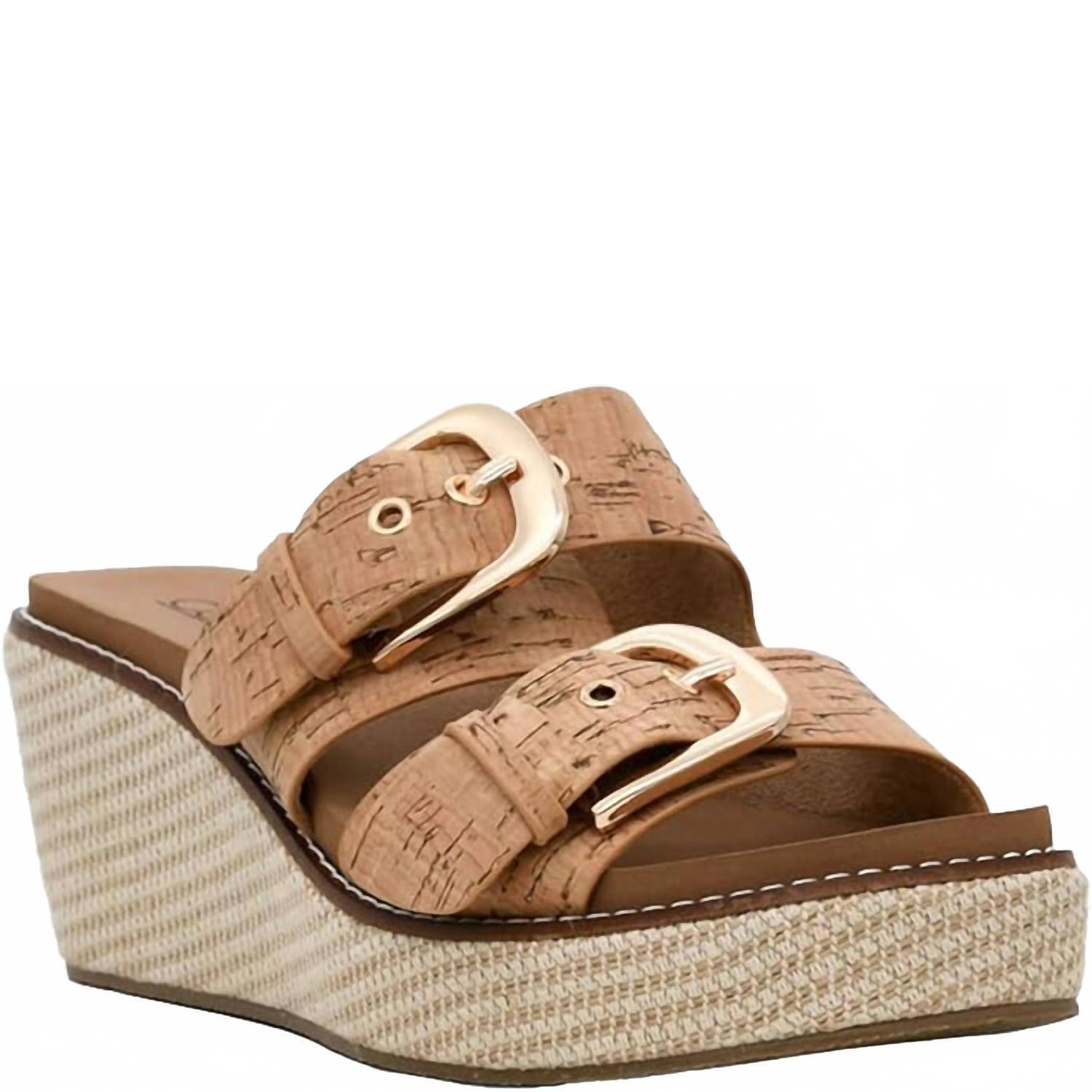 New Corkys Footwear Women's Manifest Wedge In Cork